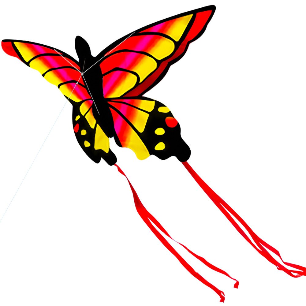 Cometa de mariposa bonita para niños, juegos y actividades al aire libre, línea única, juguetes para niños,