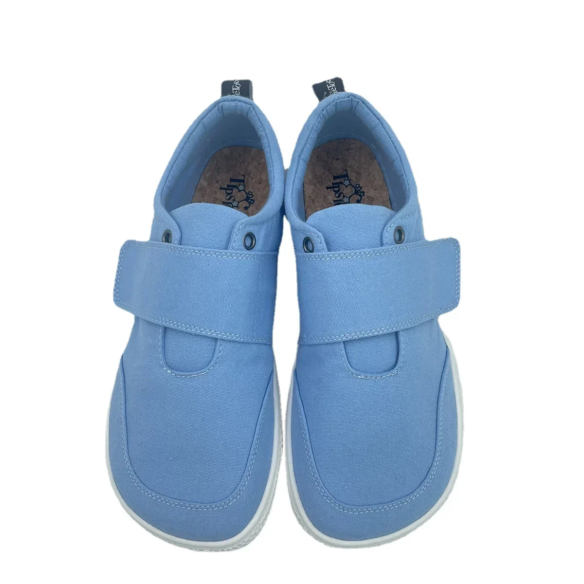 Tipsietoes 2025 Natuurlijk 100% Katoenen Canvas Barefoot Dames Met Platte Zachte Zero Sole Breder Teen Box Lichtgewicht Minimalistisch: Sky Blue / 39