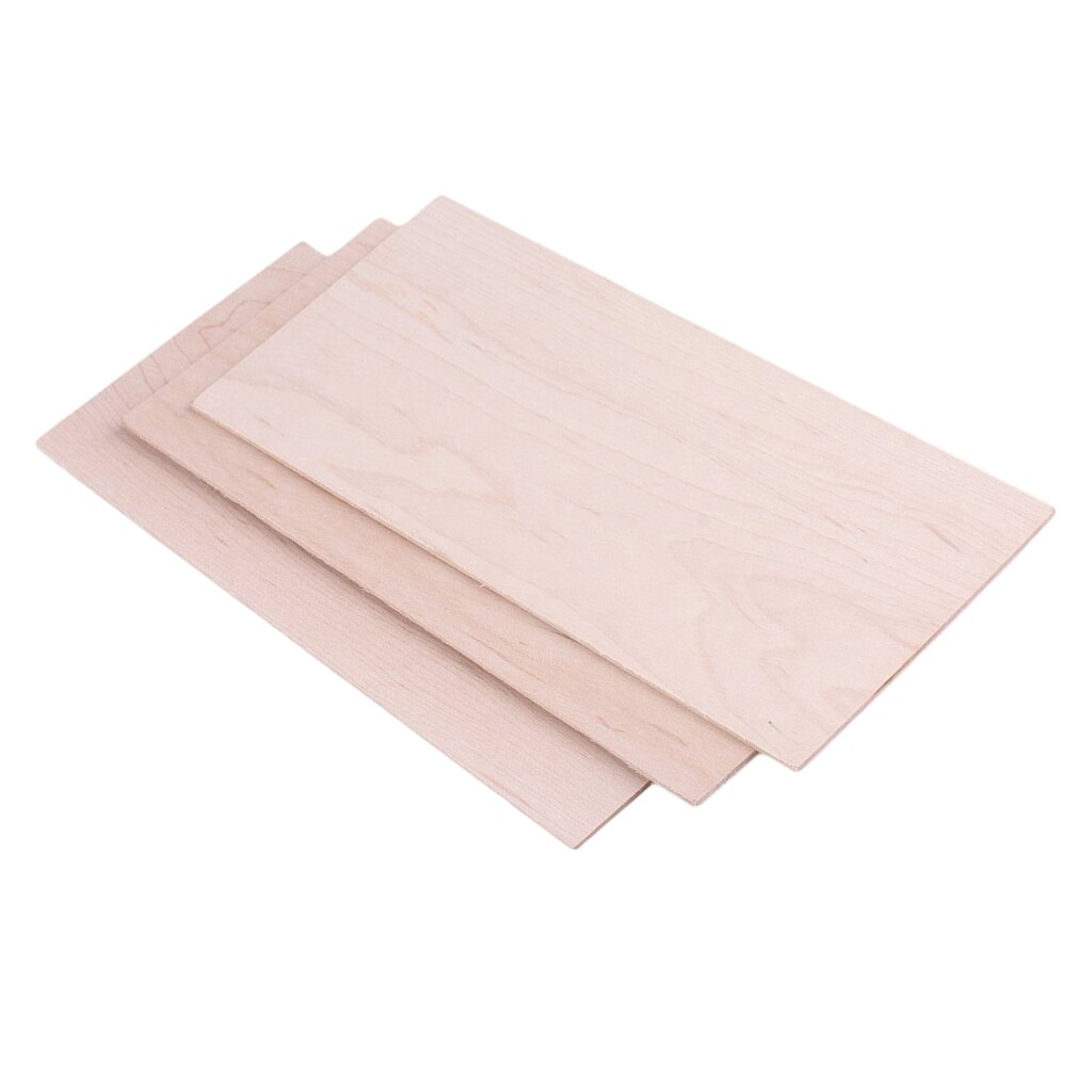 Tooyful 3 stk. lønnetre gitartopp finér hodeplate hodestokk luthier tonewood gjør-det-selv til akustisk klassisk gitarbygging lønnetre