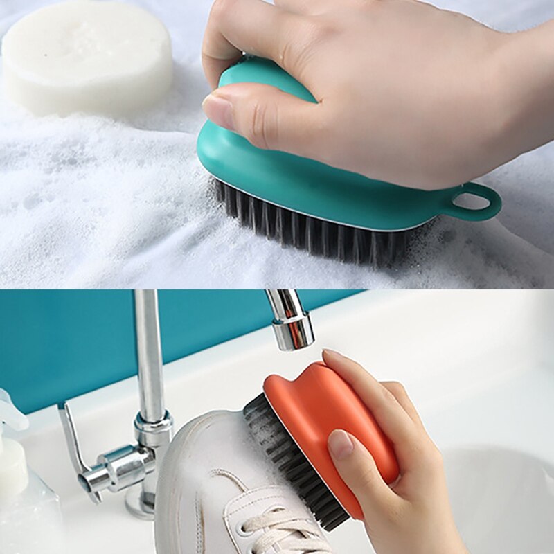 Hangable Soft-bristled Laundry Brush Small Brush For Household Shoe Washing Multifunctional Cleaning Brush Decontamination Brush