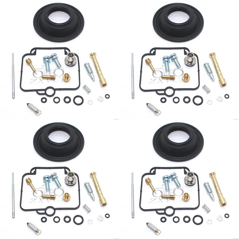 Kit de reparación de carburador para Bandit 400 cc GSF400 GK75A GSF 400, junta de válvula de flotador de aguja de chorro de tornillo piloto, diafragma de vacío: 4 Repair diaphragm