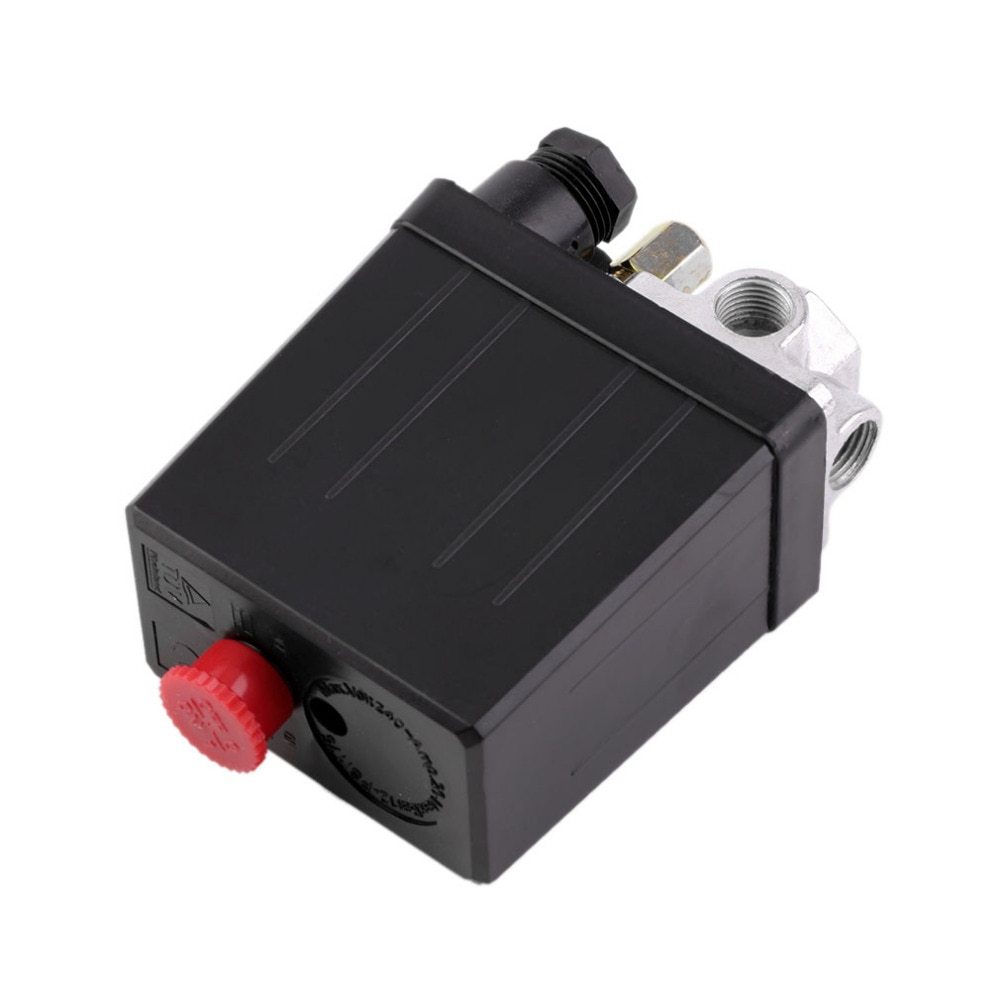 1Pc Heavy Duty Air Compressor Pressure Switch Control Valve 90 PSI -120 PSI Air Compressor Switch Control