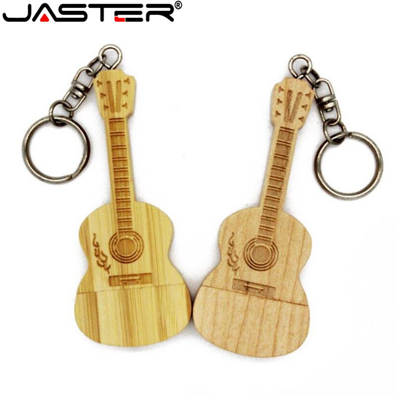 JASTER wooden guitar usb flash drive pendrives pen drive 8GB16GB32GB 64GB car key flash card memory stick mini