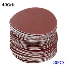 20X 3 75mm Sander Sanding Discs 40-3000 Mixed Grit Pads Hook & Loop Sandpaper