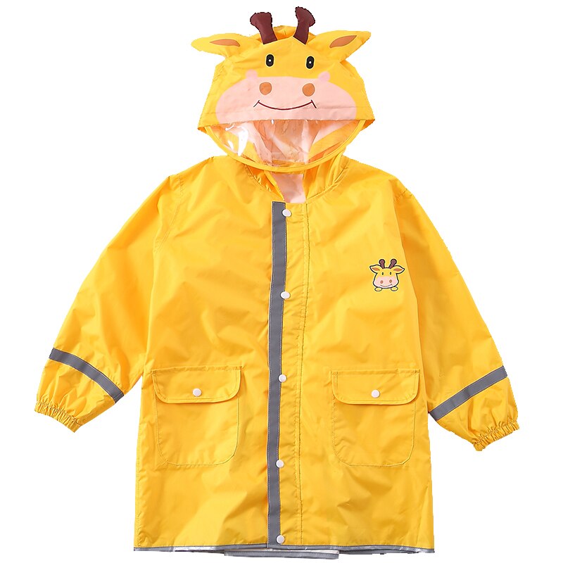 90-145CM imperméable imperméable pour enfants enfants bébé manteau de pluie poncho garçons filles élèves de l'école primaire pluie poncho veste