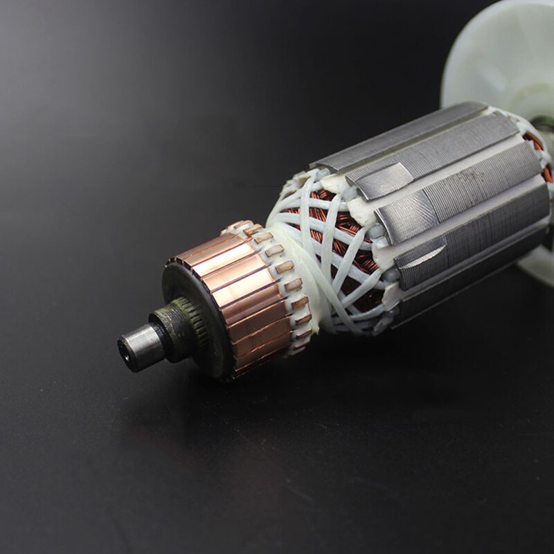 220V Armature Rotor Anchor Motor Suitable for Makita 0810 Replacement 7 Tooth Electric Hammer