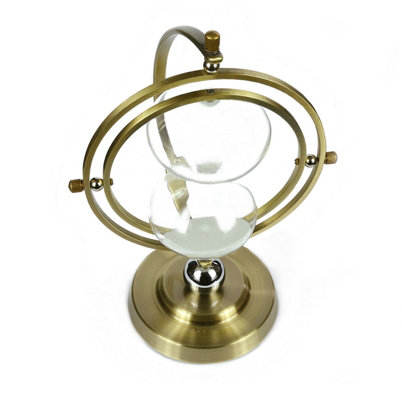 Metal hourglass birthday time hourglass decoration home decoration Mediterranean decoration