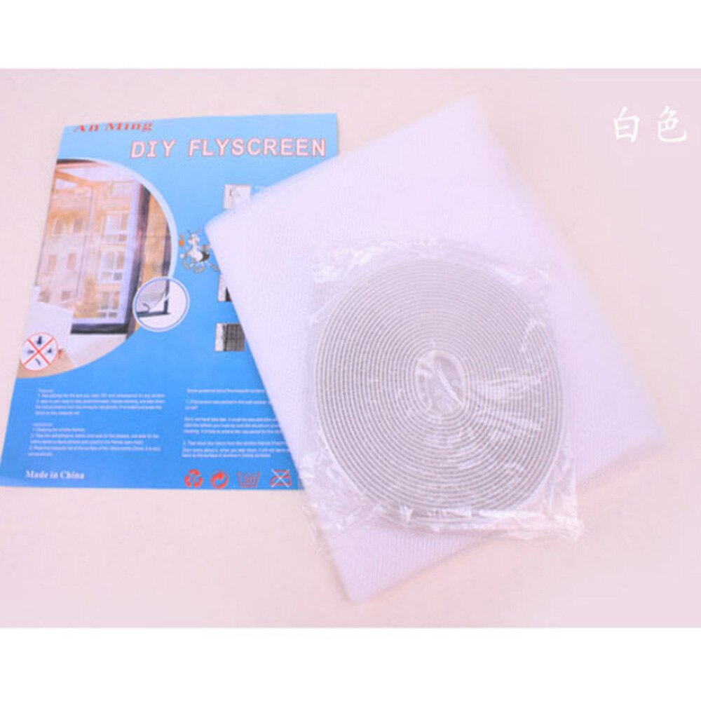 Indoor Insect Fly Screen Curtain Mesh Bug Mosquito Netting Door Window Anti Mosquito Net Cover Self Adhesive Tape3