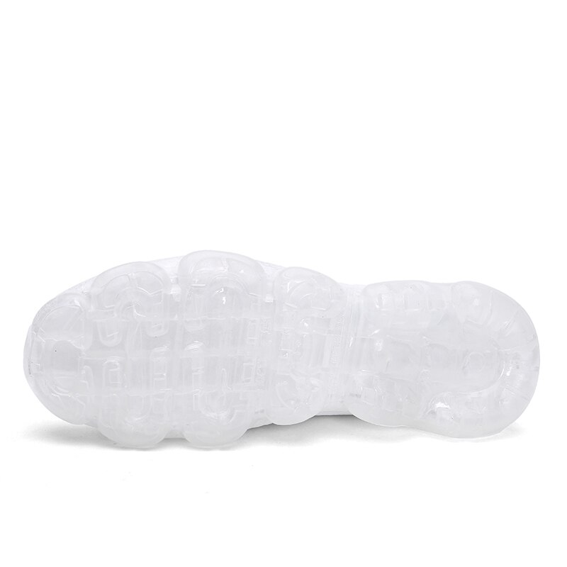 Luftkudde som andas flugvävande strumpa sneakers svart sport gym tennisskor fitness vita skor korg chaussure homme