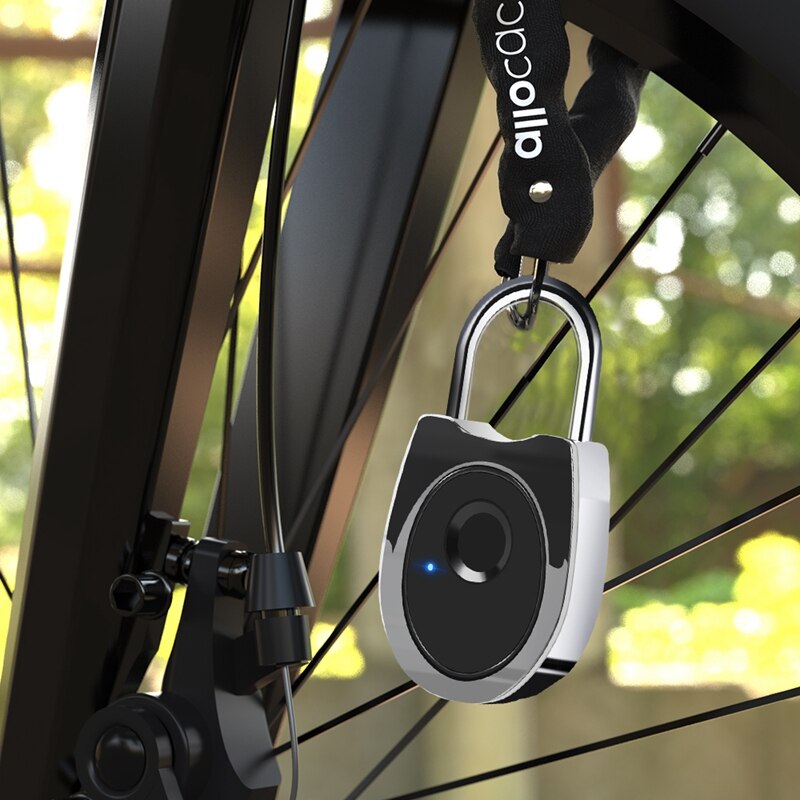 Usb Smart Oplaadbare Keyless Vingerafdruk Deurslot Waterdicht Anti-Diefstal Draagbare Fechadura Digitale Lock Voor Deur Bagage