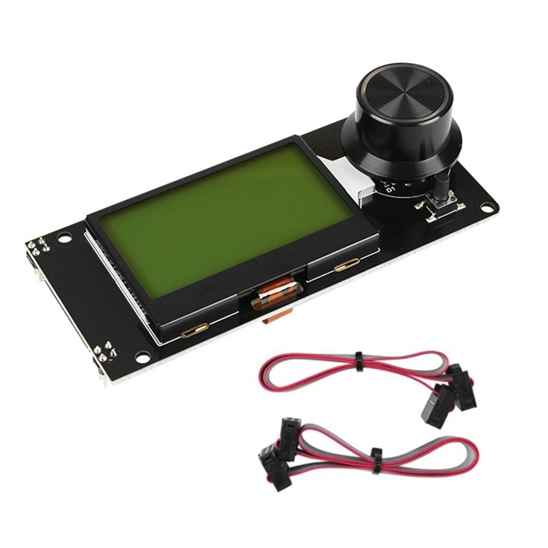 MINI12864 LCD Display Screen 5V For Marlin DIY With SD Card Holder, Print Accessories For Voron V2.4,RGB Backlight White