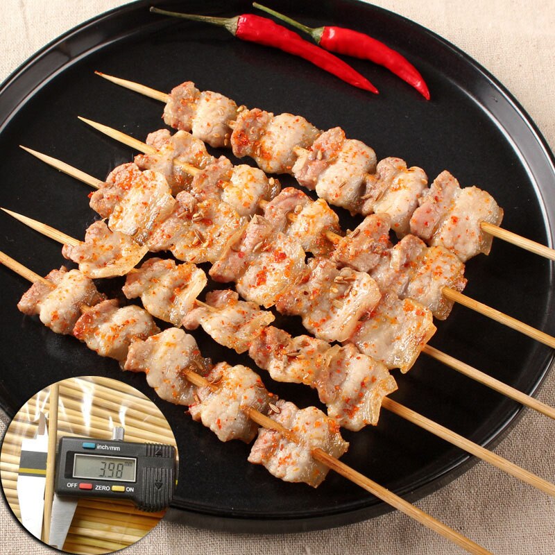 100pcs 40cm*4mm Bamboo BBQ Skewers Potato Tornado ... – Grandado