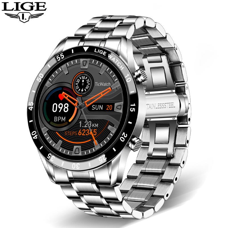 LIGE Sartwatch Uoo Chiaate Bluetooth, 1.39 Orologio Intelligente Uoo con Frequenza Cardiaca