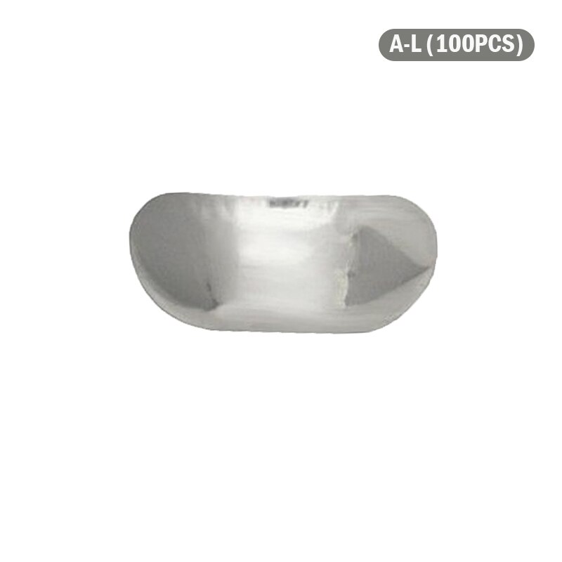 Matriz Dental seccional contorneada, bandas de Metal, anillos de matriz Dental, reemplazo completo de dientes, cuidado bucal, 100 unids/set por juego: B1