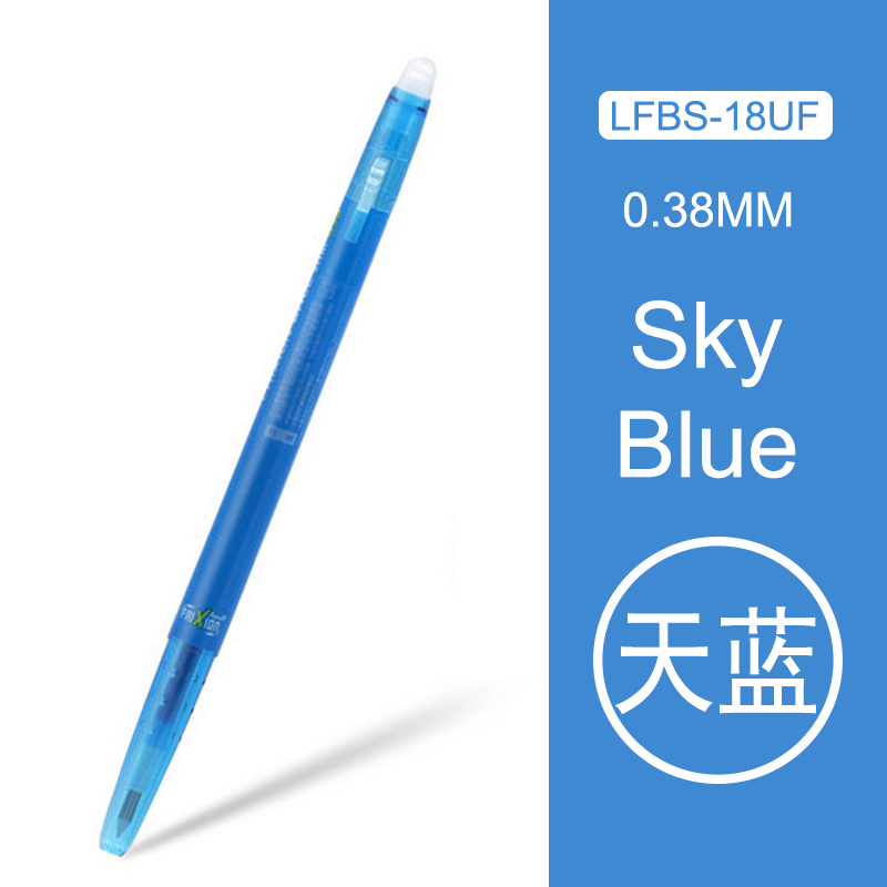 Japon pilote FRIXION stylo mince effaçable Gel stylo à bille 0.38mm japon LFBS-18UF 20 couleur disponible: SKY