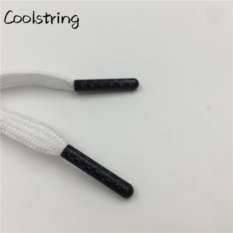 Coolstring-lacets métalliques 4 pièces/1 ensemble de lacets, bouts inspirés sans coutures dorés pour sweat-shirt de , 4x22mm