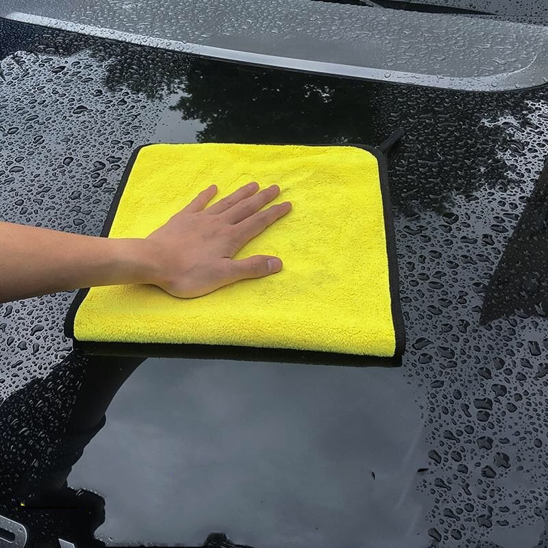 30 x 30/40/60cm bilvask mikrofiberhåndklæde bilrengøring tørringsklud hemming bilplejeklud med detaljer om vaskehåndklæde til toyota