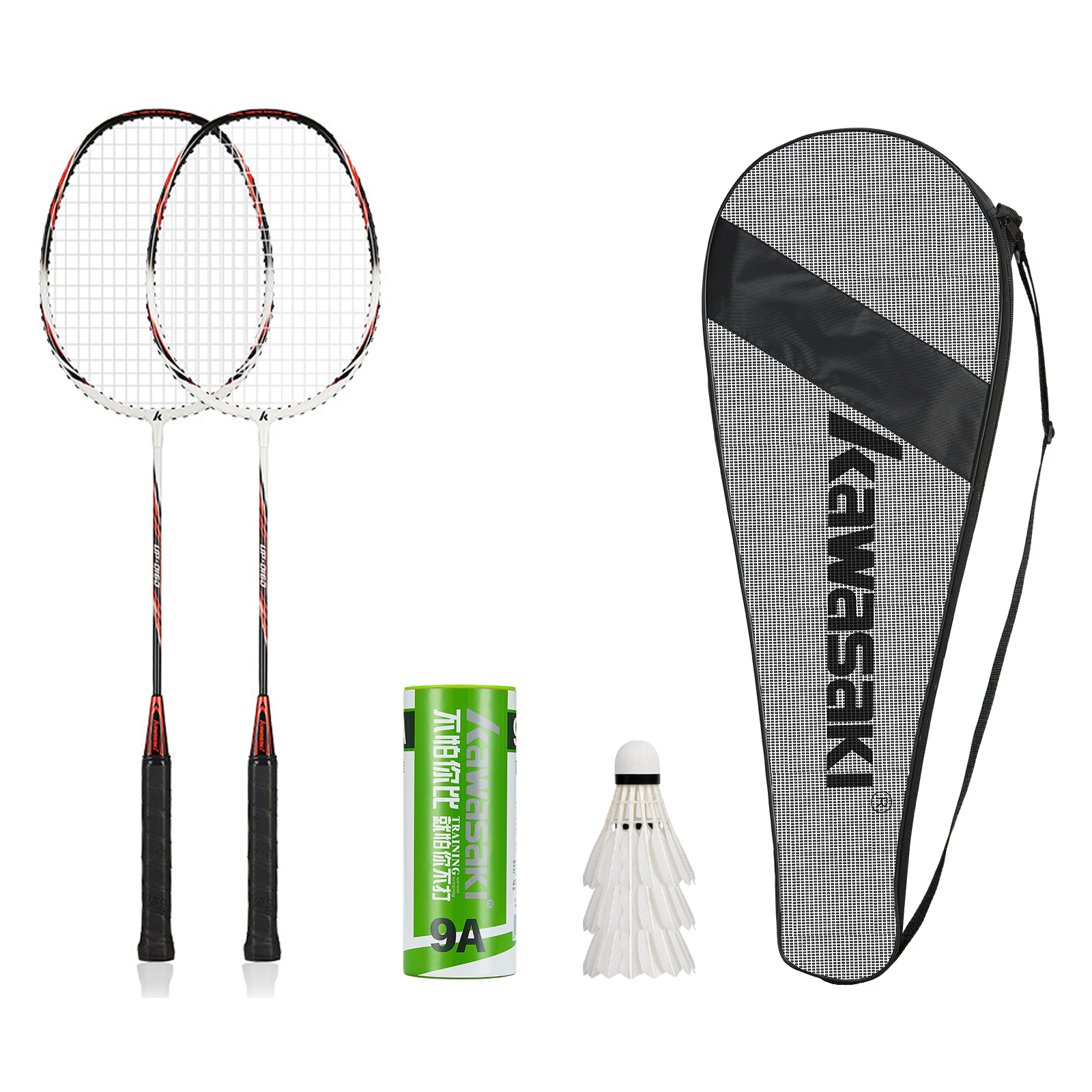 Kawasaki Badminton Racket 1U Aluminiumlegering Badminton Racket Met String Up-0160 Met Gratis Shuttle