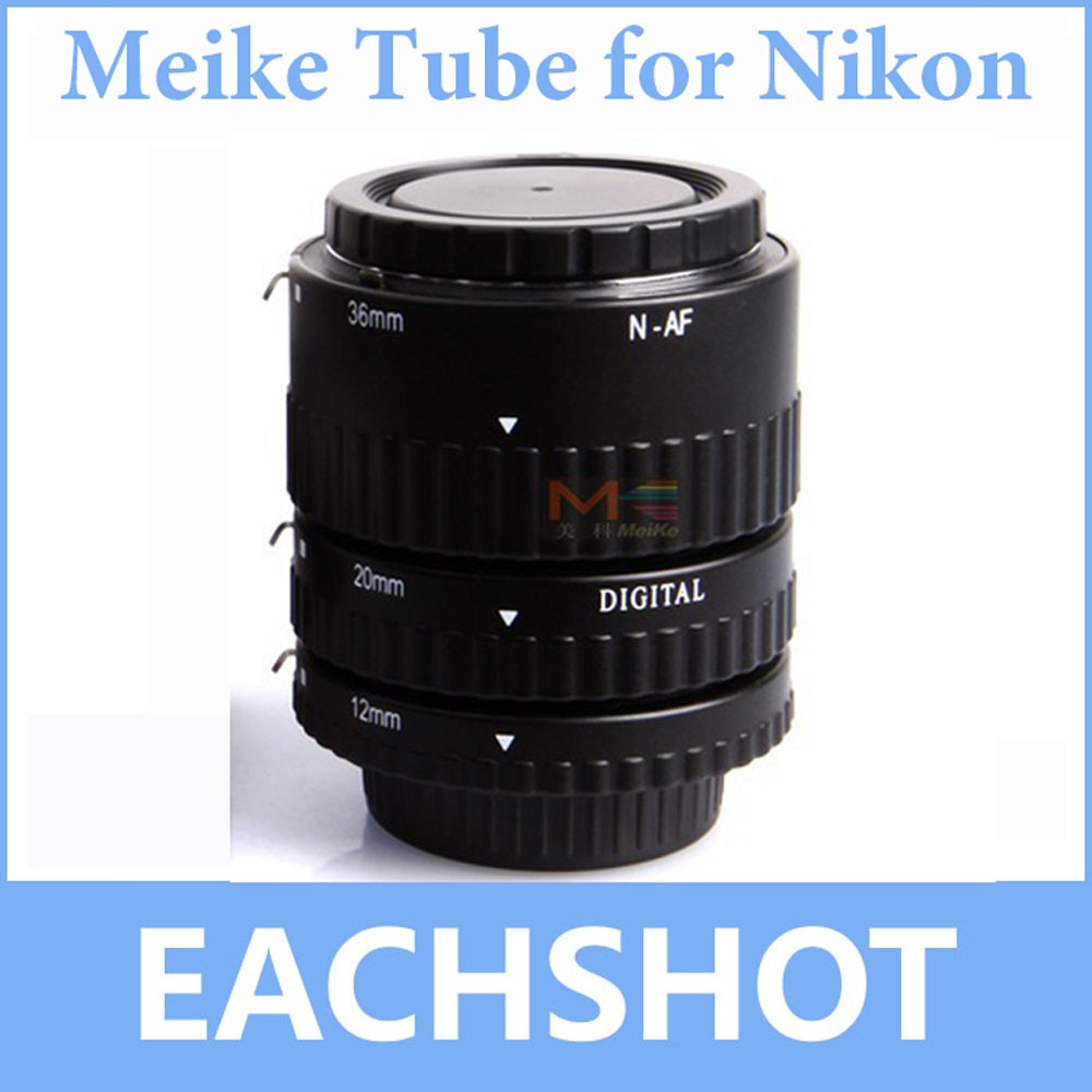 Meike MK-N-AF-B Auto Focus AF Macro Extension Tube Set Autofocus for Nikon D3400 D5300 D7200 D850 D5500 D5600 D750 DSLR Camera