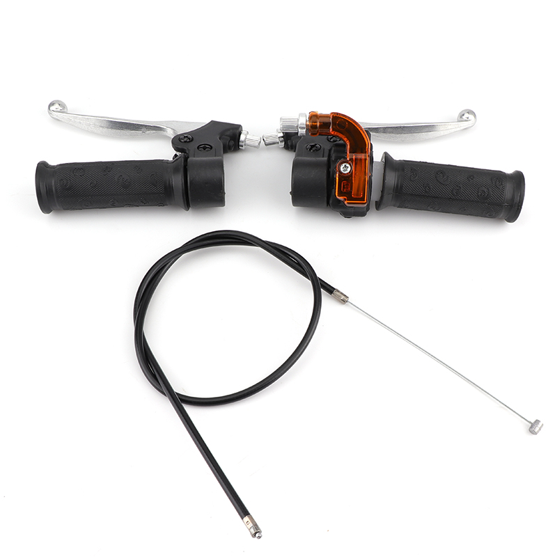 Acceleratore acceleratore Twist 3 stage Grip + cavo 80cm con impugnatura frizione freno per 47cc 49cc Mini Dirt Bike Quad Pocket