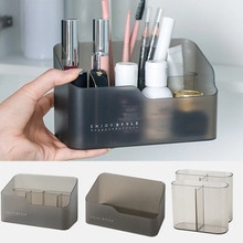 Makeup Organizer For Cosmetic Large Capacity Storage Box Multi-functional Skin Care Products Remote Control Container