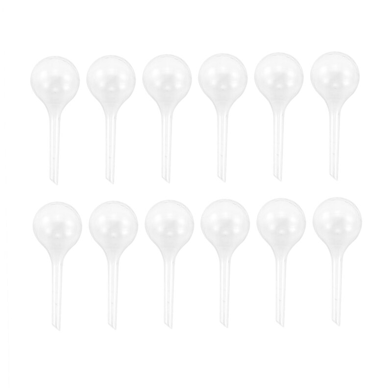 12Pcs Plant Watering Bulbs Automatic Self-Watering Globes Plastic Balls Garden Water Device Watering Bulbs For Plant: Default Title