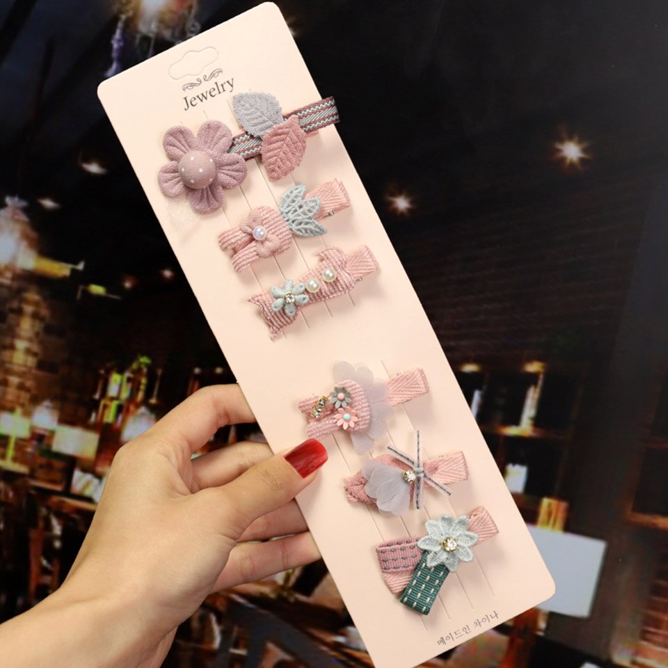 6 Pcs Haar Clip Set Baby Meisje Haar Clips Accessoires Pins Kawaii Leuke Haarclips Hoofdtooi Haarspeld Kids Toebehoren Festival Pin: 10