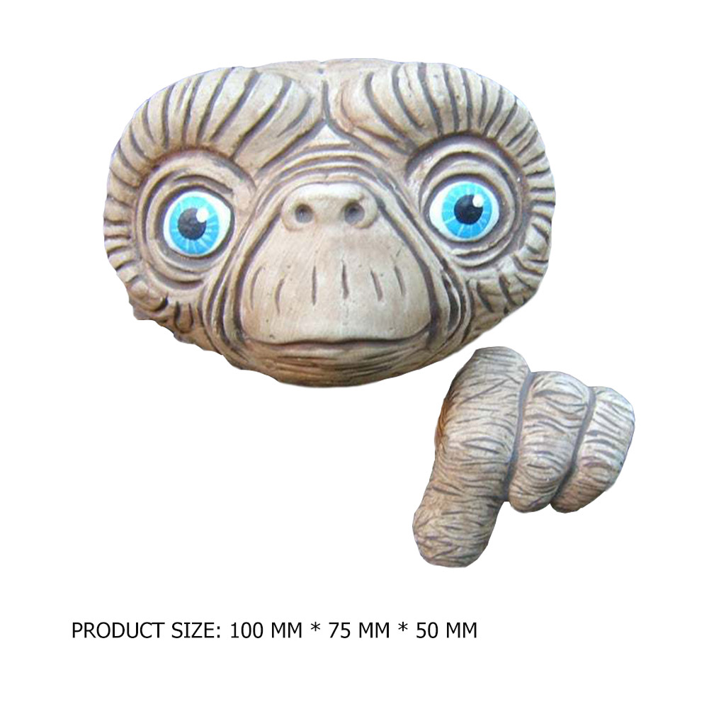 Resin Artificial Alien Face Statues Garden Features Sculpture Outdoor Yard Art Decoration Home Living Room Ornaments