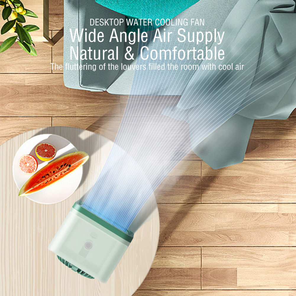 2024 Mini Draagbare Usb Oplaadbare 3 Versnellingen Airconditioner Koeler Ventilator Airconditioner Luchtkoelventilator Kantoor Desktop Ventilator