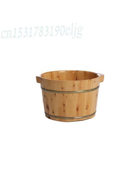 Cèdre bois pied bain baril bain de pieds baril en bois lavage des pieds petite baignoire en bois massif pied bain baril maison artefact: 6
