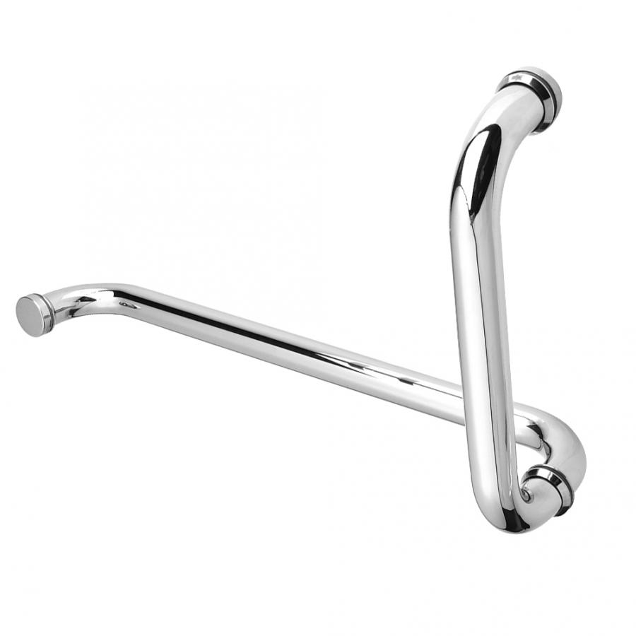 Stainless Steel Shower Door Handle Bathroom Glass Door Handle Shower Room Accessories Bathroom Handle