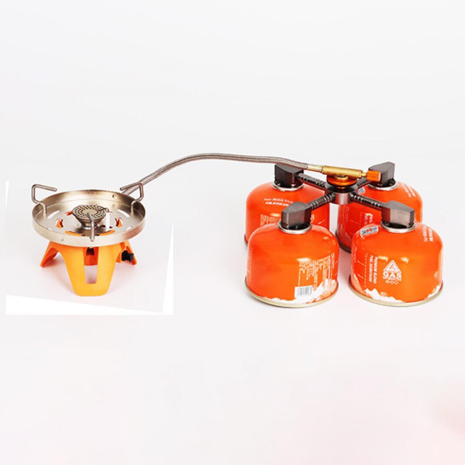 Lightweight Stove Adapter Burner Connector Gas Tank Converter for Camping Outdoor Stove Adapter Camping Stove Cylinder Tank