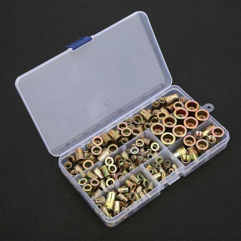 thread repair kit kit / box Mixed Zinc Plated Rivet Nut Threaded Rivet nut Insert Nut M4‑M10 Set screw