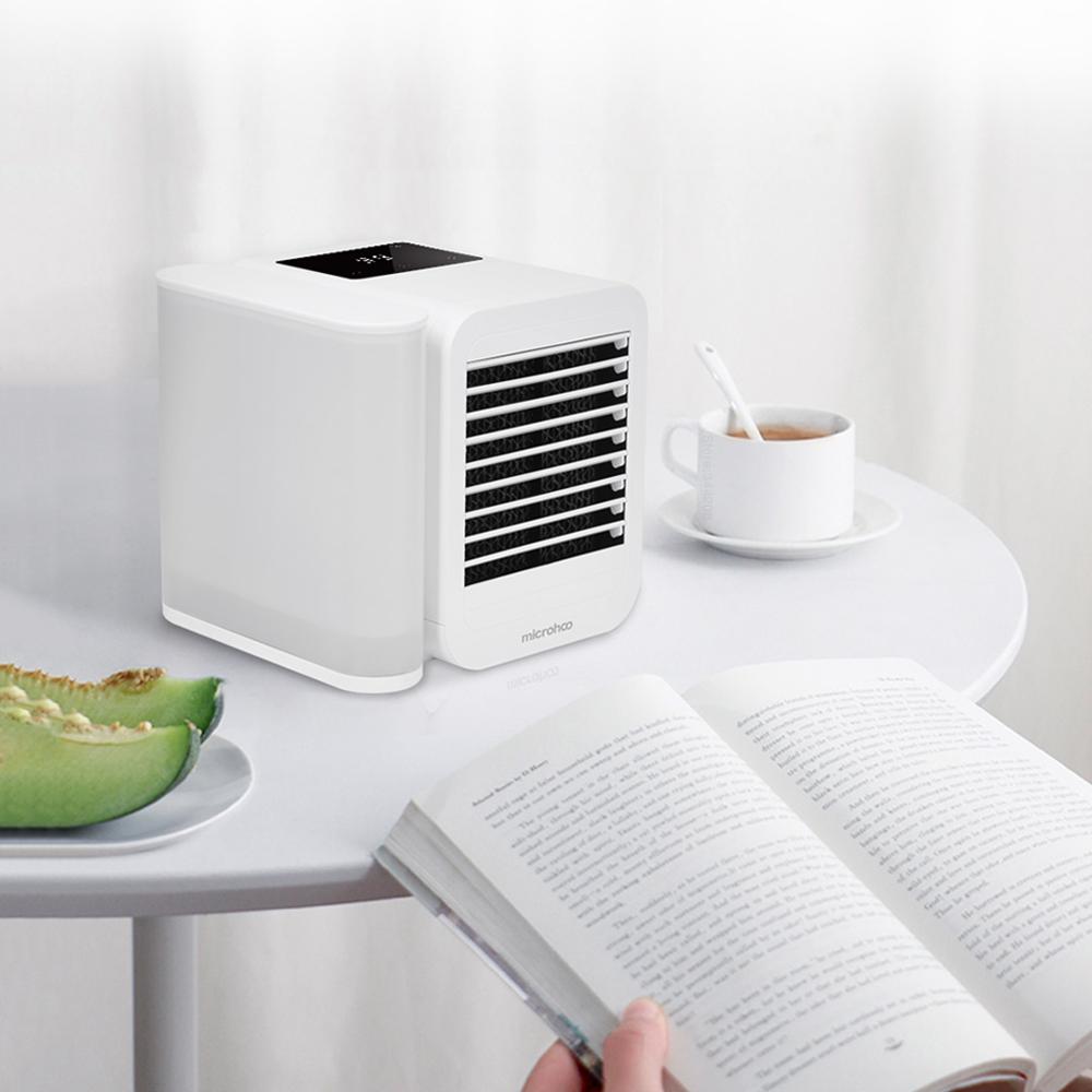 XIAOMI MIJIA Microhoo Mini Air Conditioner Fan Personal Portable USB Air Cooler Ventilator Bladeless Fan Conditioning For Home