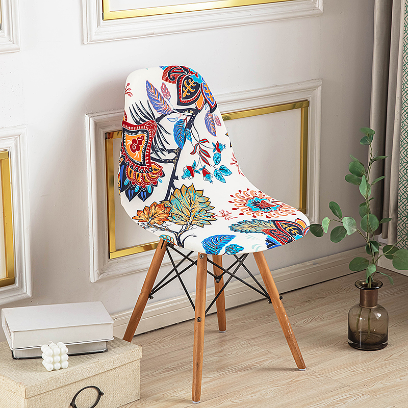 1Pc Bedrukte Eettafel En Stoelhoes Huishoudelijke Elastische Stoelhoes Eames Stoelhoes Speciaal Gevormde Stoelhoes: MULTI