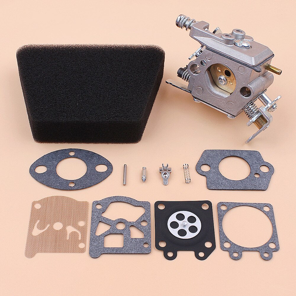 Carburador filtro de aire juego de reparación de junta para Mcculloch Mac 335 435 440 Partner 350 351 piezas de repuesto para motosierra de Gas Walbro 33-29 Carb