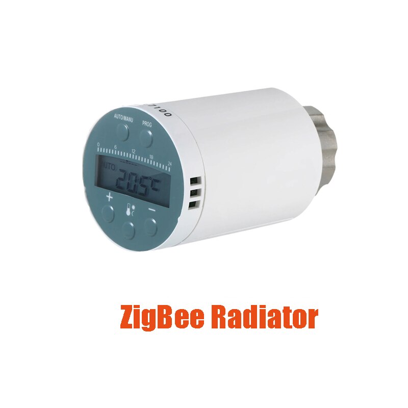 Tuya Smart ZigBee Radiator Actuator Support Alexa TRV Programmable Thermostatic Radiator Valve Temperature Controll: 1Valve controller