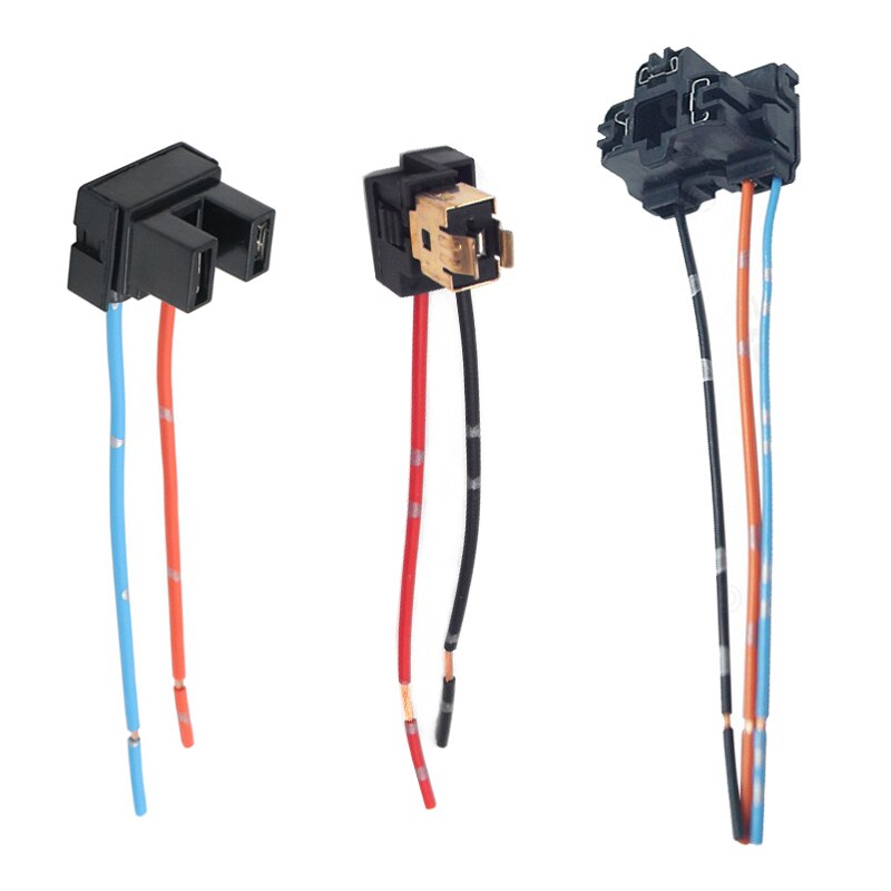 Adaptador de luces de coche, 2 piezas, H1, H4, H7, soporte para bombilla de Faro, accesorios de conector