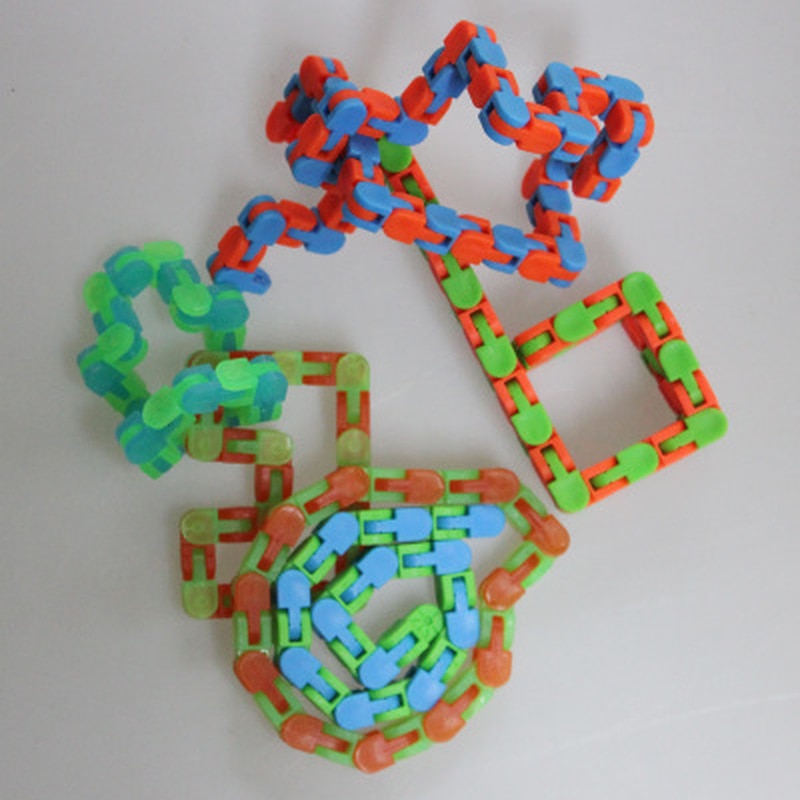 1pc nowe dzieci autyzm wąż puzzle wielokolorowe zwariowane utwory pstryknąć oraz Kliknij zabawki typu denerwować klasyczna zabawka sensoryczna