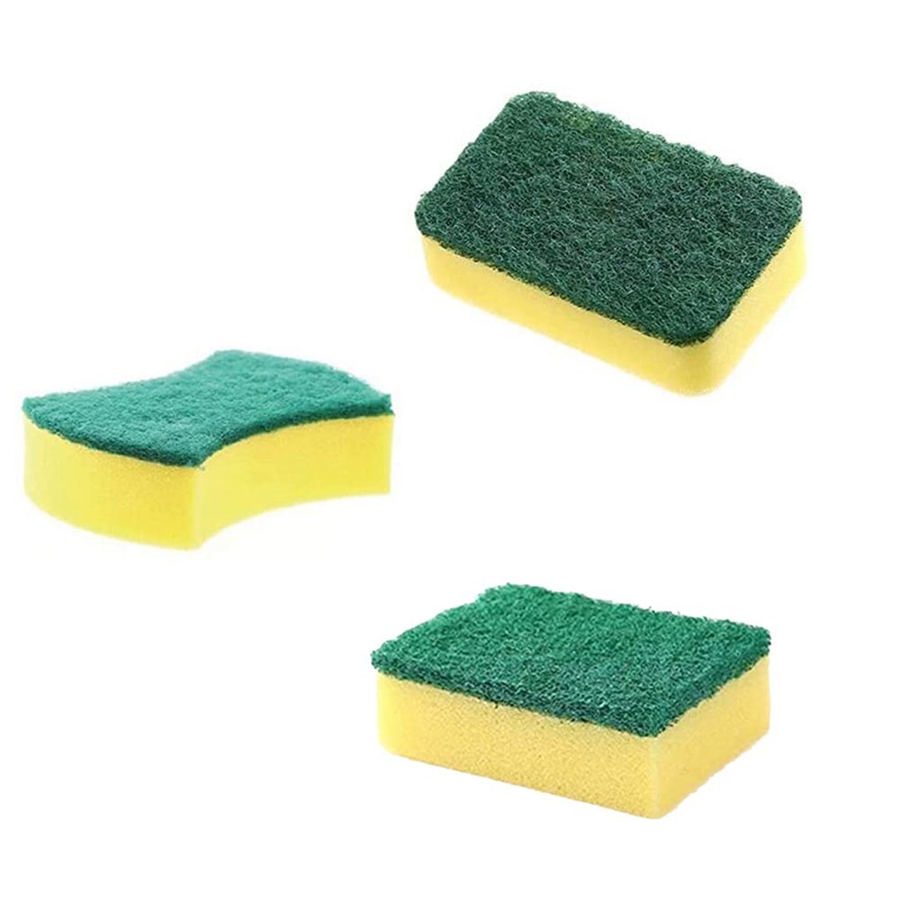 10Pcs Cleaning Wipes High Density Sponge Home Dishwashing And Cleaning Strong Water Absorption Double Side Effect