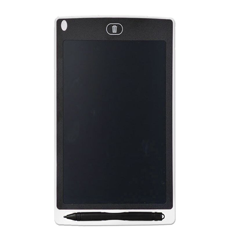 8.5''LCD Writing Tablet Pad eWriter Board Stylus Digital Children's Doodle Drawing Board Early Teaching Handwriting Board: White