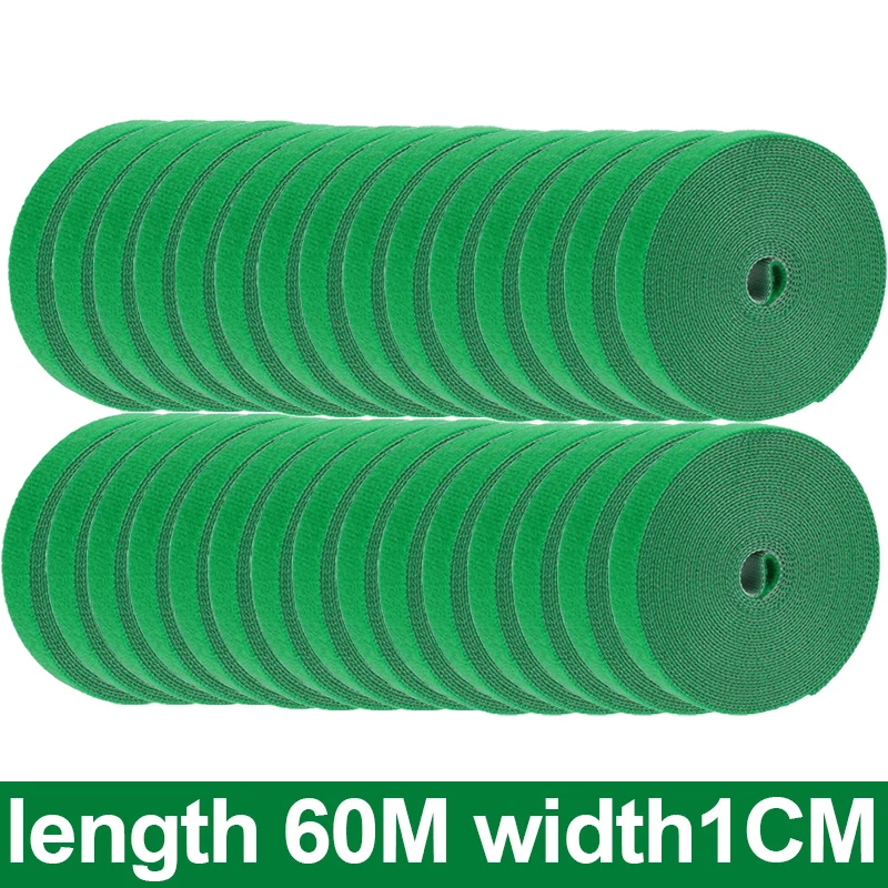 Fascette per piante autoadesive Fascette per piante in nylon regolabili Spago da giardino Fasciatura per piante Gancio Anello Vite Avvolgimento Nastro di supporto Striscia di fissaggio: Argento
