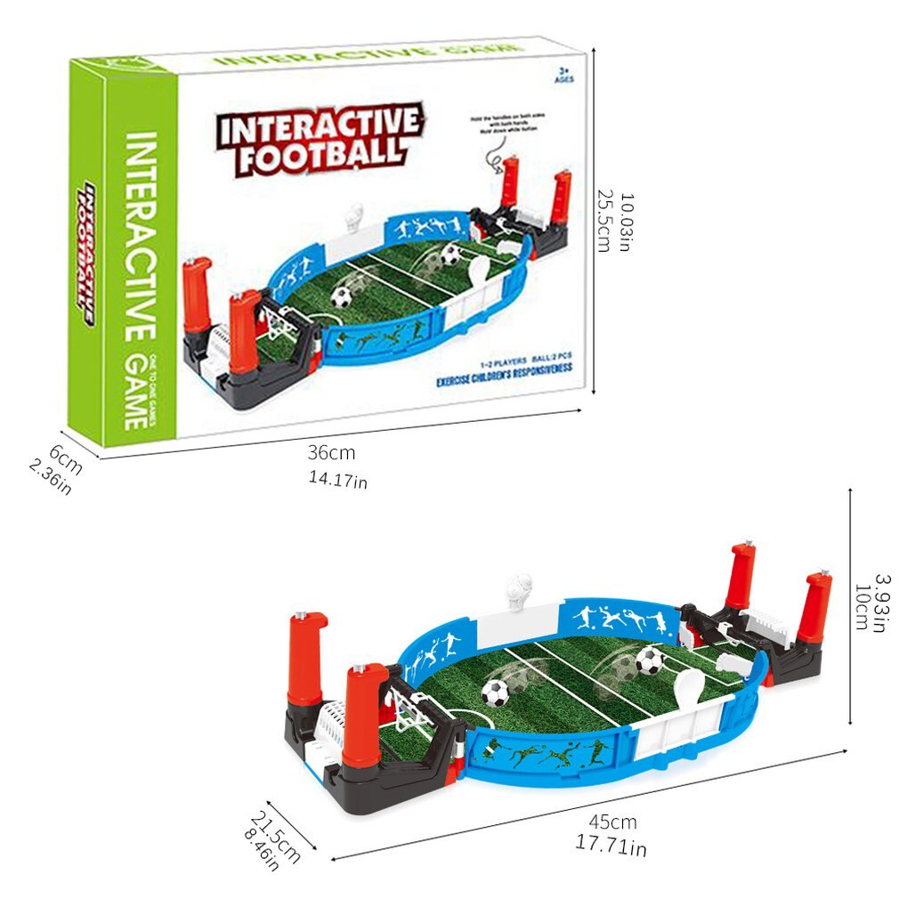 Mini bordplade fodboldkamp sjov sæt desktop letvægts bærbar bordspil spil 822 fodboldkamp børnelegetøj