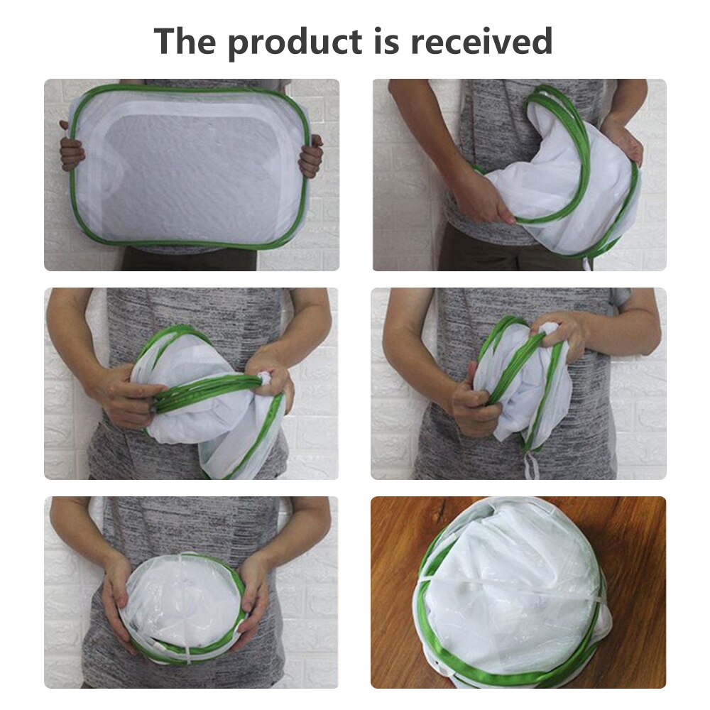 Butterfly growth observation Cage Box Praying Mantis Stick Insect Butterfly Cage Housing Enclosure Breeding Cages Net Cloth