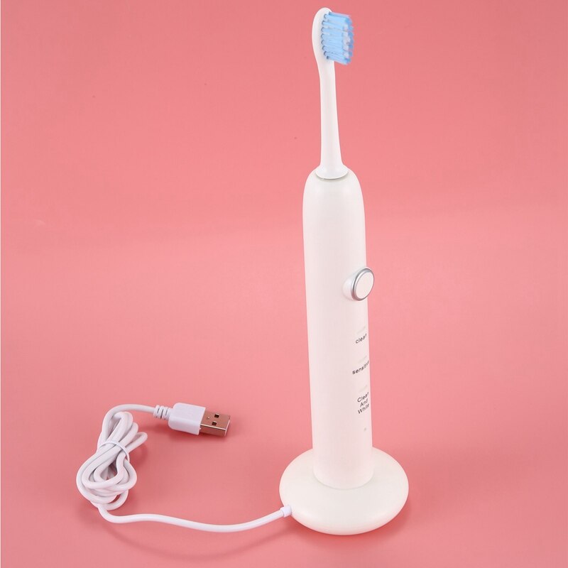 Elektrische Tandenborstel Ultrasone Volwassen Paar Draadloze Oplaadbare Soft Haar Automatische Tandenborstel