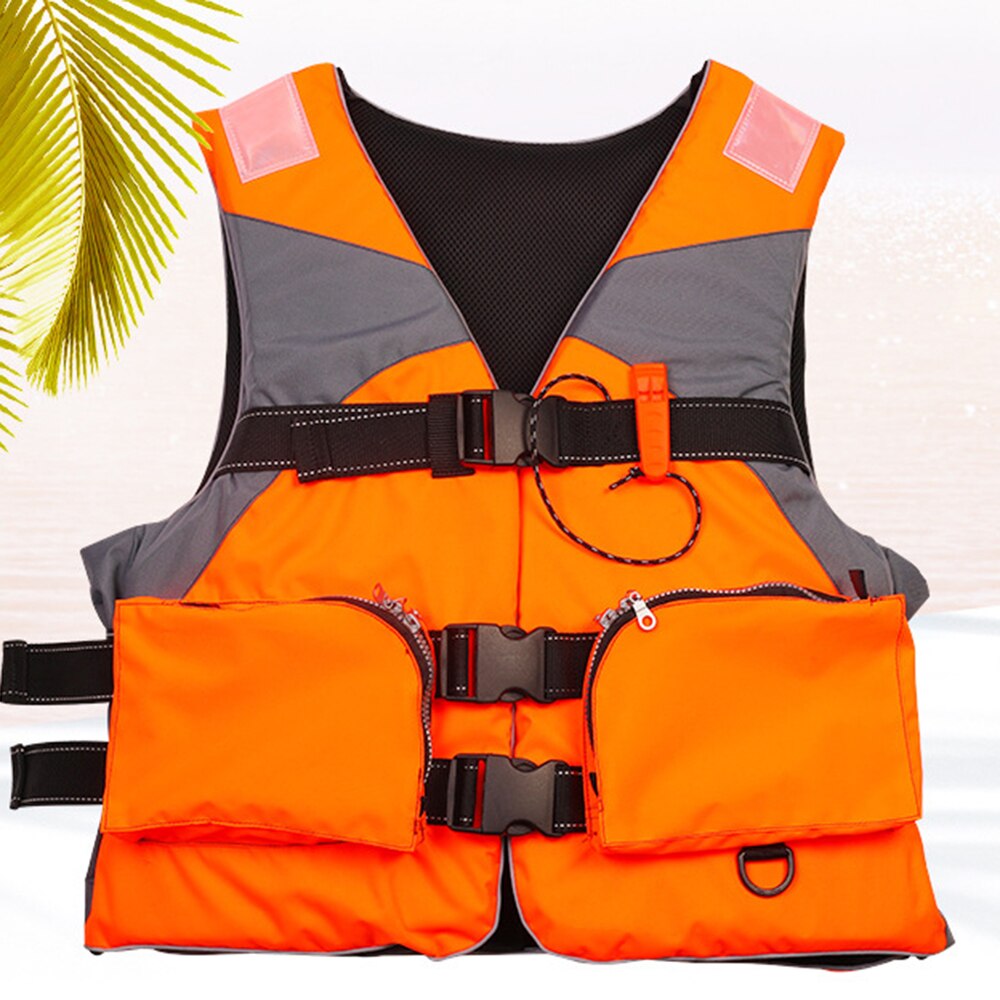 Adult outdoor rafting swimming life jacket universal multifunctional rescue vest water sports motorboat fishing life jacket