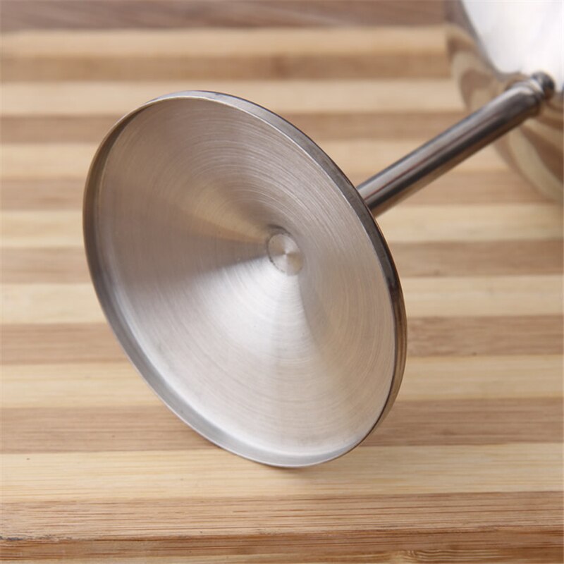 2 stk vinglass rustfritt stål 18/8 metall vinglass bar vinglass champagne cocktail drikkekopp sjarm festutstyr