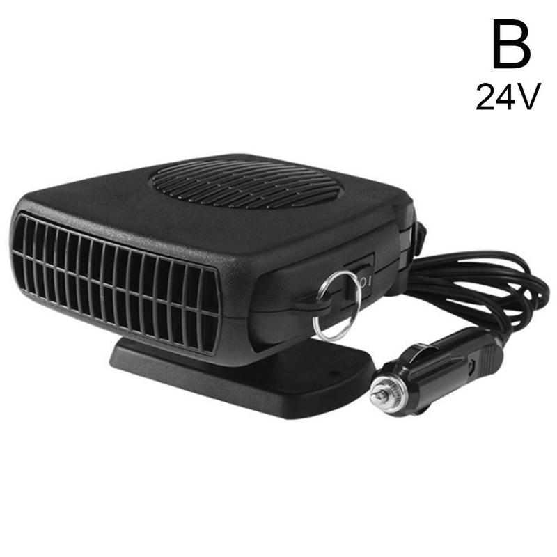 Auto Heizung 12v Elektrische Heizung 24v Auto Heizung Heizung warm Kalt Abtauen Demister Und Wind M0H9: 24V Schwarz