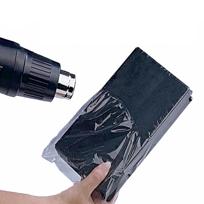 100 teile/los PVC Schrumpf Film wickeln Lagerung Tasche Einzelhandel Dichtung Verpackung Tasche Klar Kunststoff Mehrzwecktasche Kosmetik Verpackung Beutel
