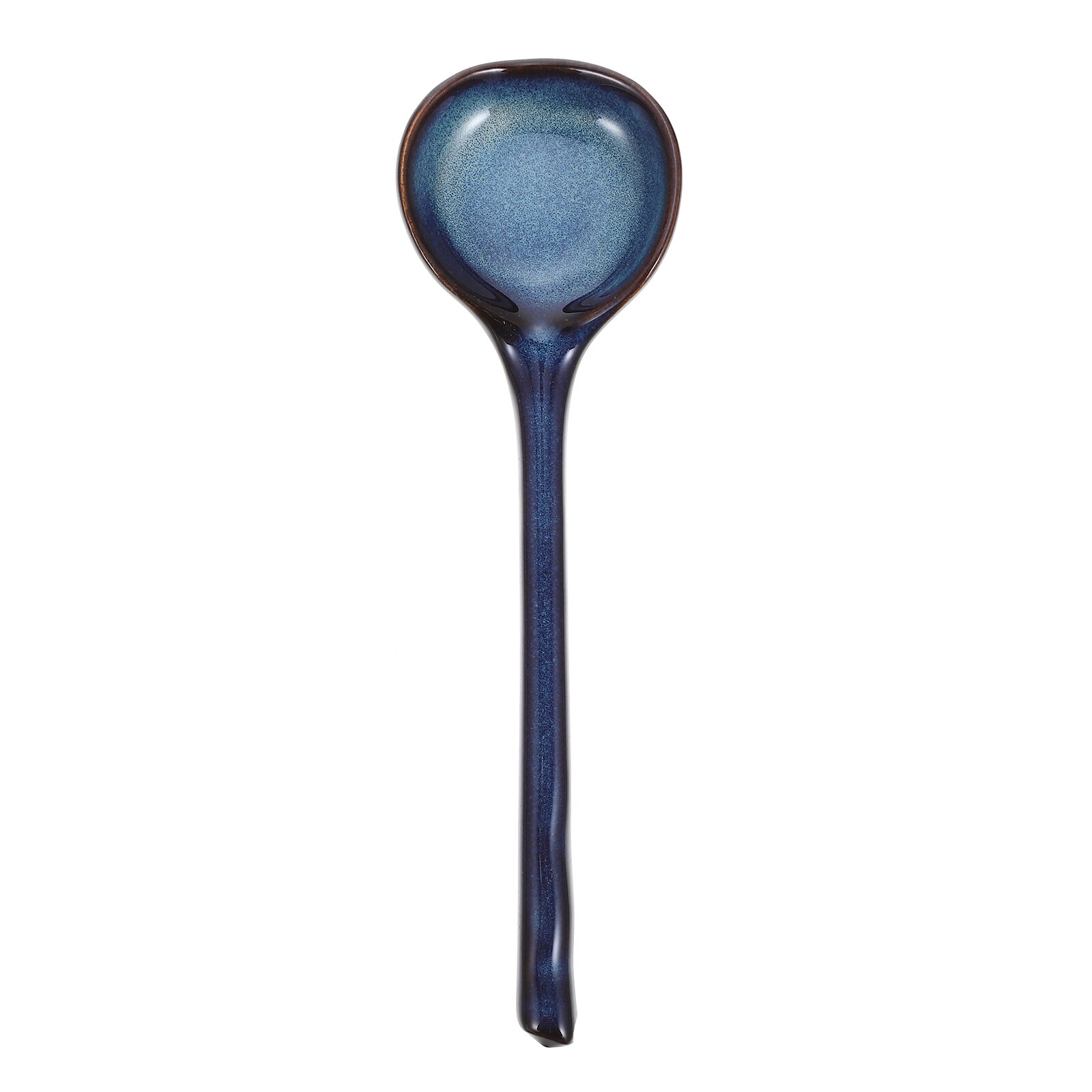 Hittebestendig Rijst Lepel Duurzame Keramische Pap Lepel Keuken Lepel: Blue